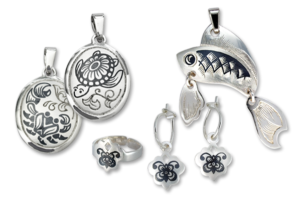 серебряные детские украшения